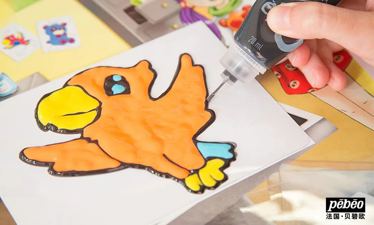 新品｜法国 Pebeo（贝碧欧）推出儿童创意涂色胶画颜料 “儿童魔法绘画棒”